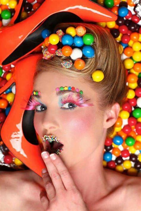 Los Angeles Photoshoot Colorful Candy Makeup By Denise Marquez Candy