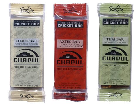 The subject was granola bars. Chapul - Cricket Flour Energy Bar - Shark Tank Products