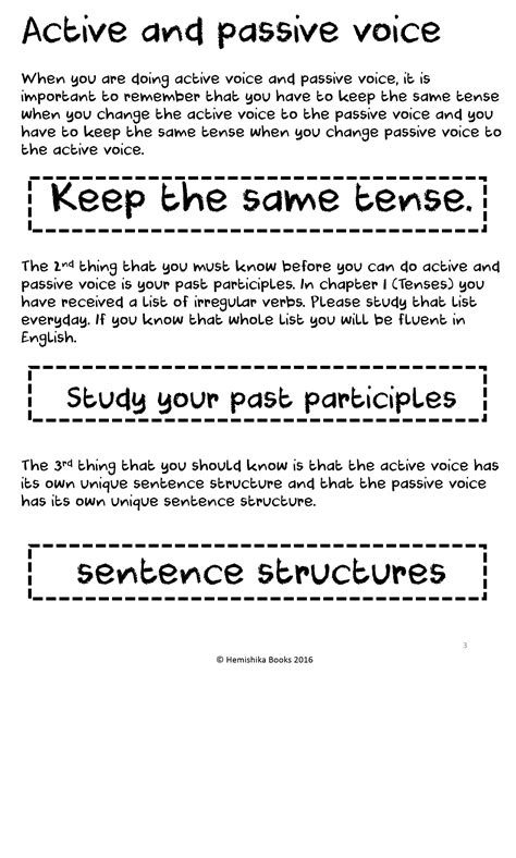 As the examples below illustrate, a sentence in active voice flows more smoothly and is easier to understand than the same sentence in passive voice. Active and Passive Voice ( English Grammar) The easiest ...