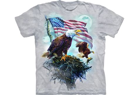 American Eagle Flag Shirt Environmentally Friendly T Shirts