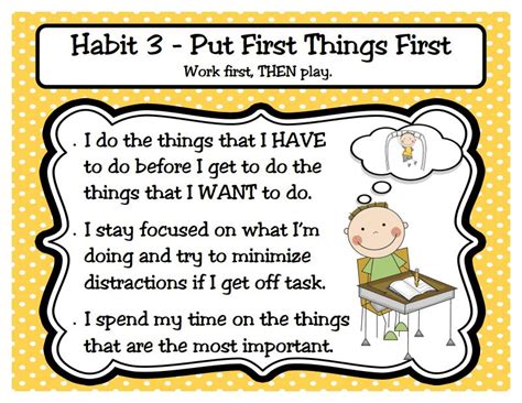 7 Habits For Kids Printables 15 Best Images Of Habit 3 Worksheets 7