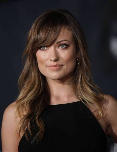 Olivia Wilde Medium Hairstyle With Bangs For Square Faces Haircut For