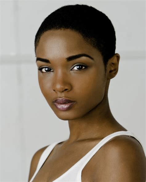 Style this hair into a bun and make whatever designs you want on the shaved sides. 30 Short Hairstyles for Black Women