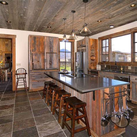 The best looking kitchen cabinets are without ones that were made using wood and natural wood at that. Barnwood Kitchen Cabinets