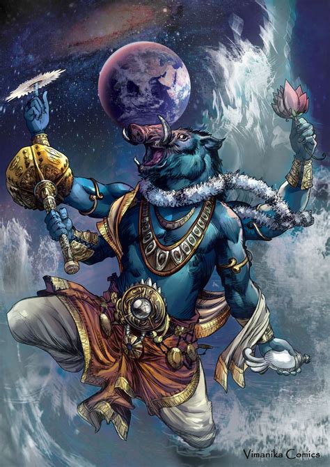 Varâha Hindu Mythology Vishnu Lord Vishnu