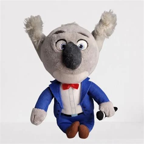 Buster Moon Sing Koala Bear Figure Bean Bag Plush Stuffed Animal Ty