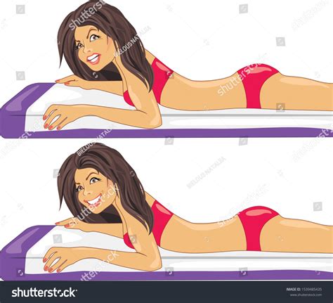 Before After Massage Caricature Vector Stock Vector Royalty Free 1539485435 Shutterstock