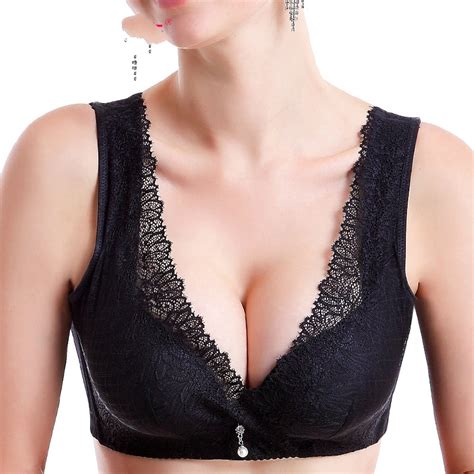 Mozhini Three Quarters34 Cup Sexy Underwire Lace Solid Bras Sexy