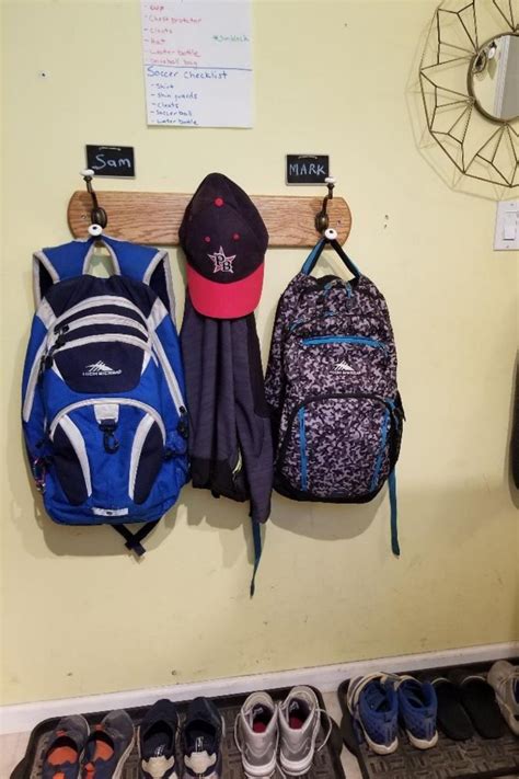 Backpack Station For Mudrooms Happy Mom Hacks