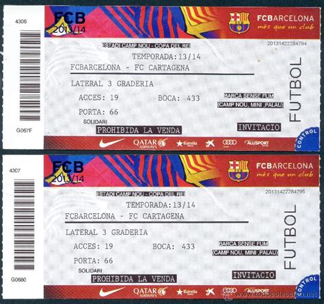 Entradas Futbol Club Barcelona Copa Del Rei Vendido En Venta