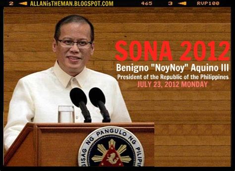 The presidency of benigno aquino iii, also known as the benigno aquino iii administration and the noynoy aquino administration, began at noon on june 30, 2010, when he became the fifteenth president of the philippines. SONA 2012 Live Streaming: President Noynoy Aquino Reports ...
