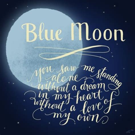 Pin By Patricia Clements On Once In A Blue Moon Blue Moon Words Songs