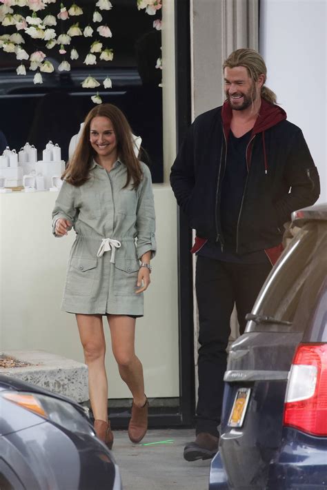 Natalie Portman And Chris Hemsworth Seen Filming Scenes For Thor Love