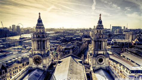 London Panorama From St Pauls 4k Hd Desktop Wallpaper For