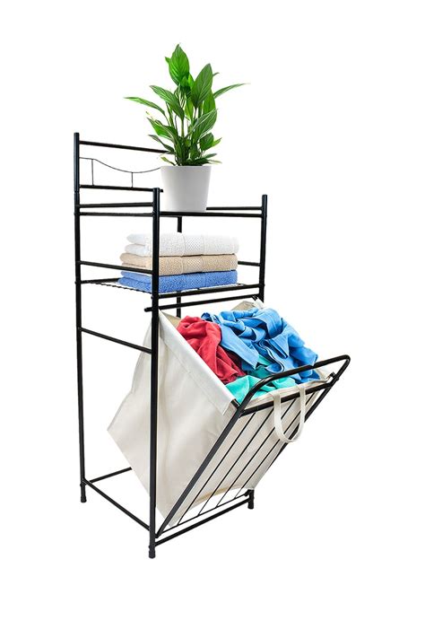 28.06.2015 · black bathroom set. Sorbus | Bathroom Tower Shelf with Hamper - Black ...
