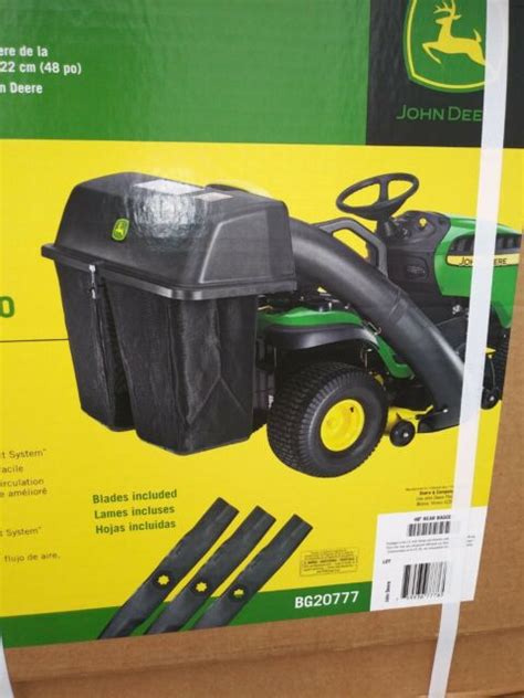 John Deere Bg20777 48 In Twin Bagger For Tractors For Sale Online Ebay