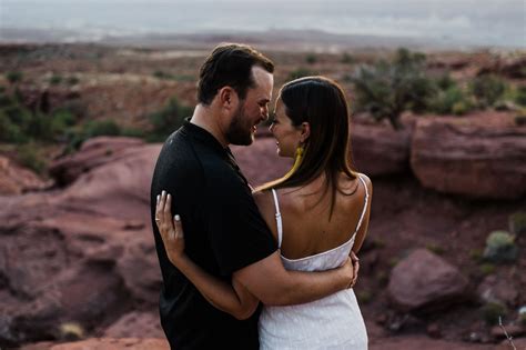 Adventurous Desert Engagement Session Moab Utah Wedding Photographer