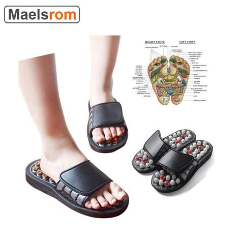 Foot Massage Slippers Shoe Sandal Reflex Acupuncture Therapy Massager Shoes Foot Acupoint
