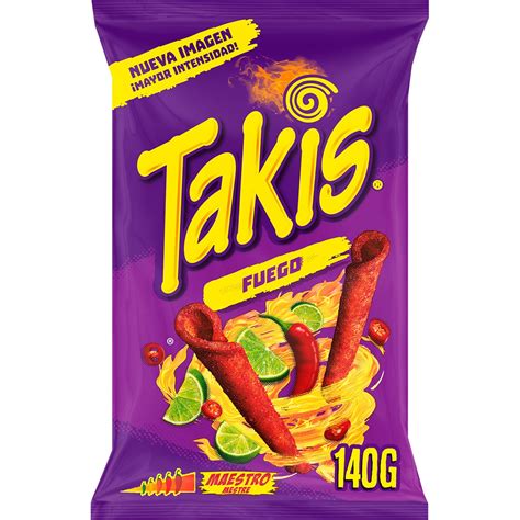 Comprar Rollitos De Maíz Sabor A Lima Picante Bolsa 140 G · Takis