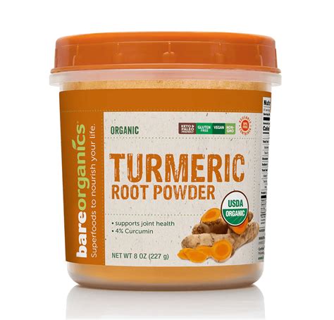 Buy Bare Organics Turmeric Root Powder G
