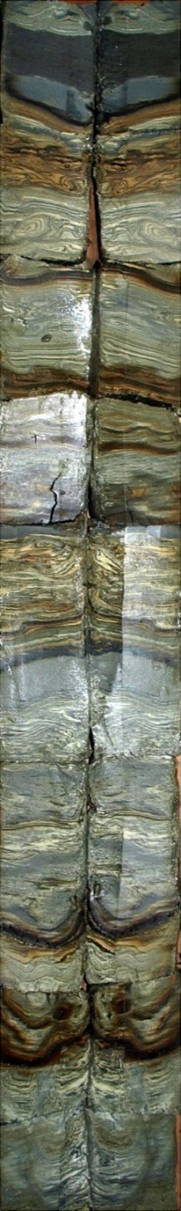 Upper Lisan Laminated Lime Carbonate Sediments With Organic And Iron
