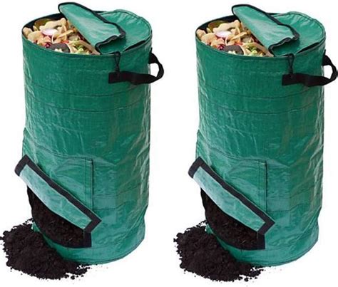 Pack Of 2100l Environmental Compost Bag，composter Bin For Garden