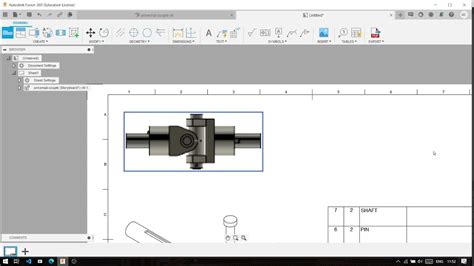 How To Show Only One Component In Fusion 360 Drafting Or Drawing Youtube