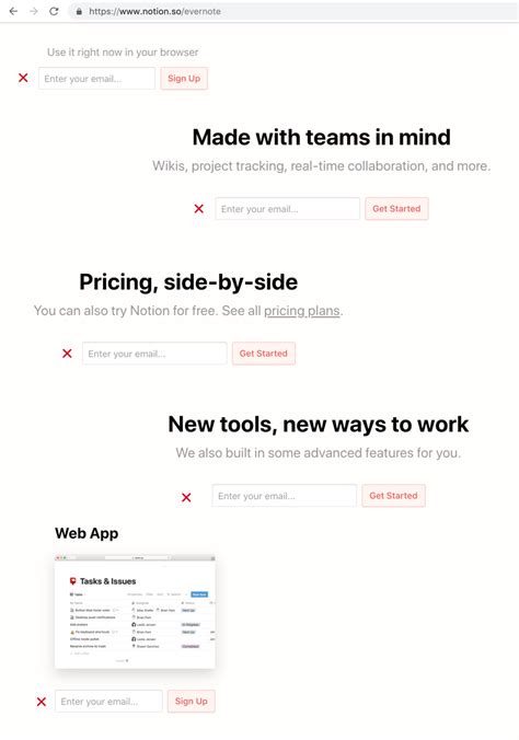 Why Notions Sign Up Form Converts So Well