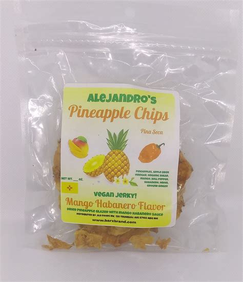 Mango Habanero Pineapple Chips Alejandros Pineapple Chips