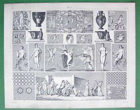 Greek Roman Art Amphoars Nude Statues Wall Paintings By Martin