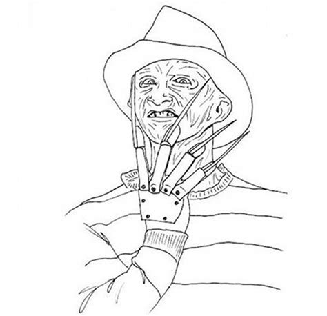 Freddy Krueger Coloring Pages Printable At Free