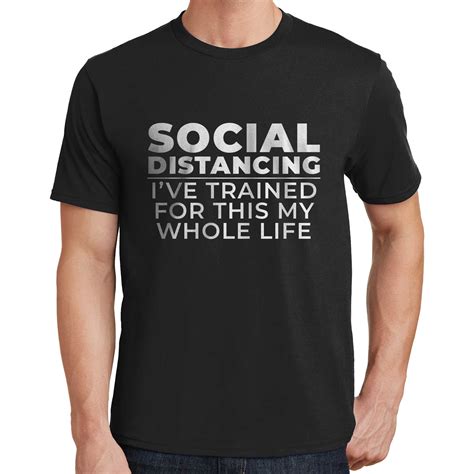 social distancing training t shirt 02732 ebay