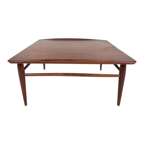 Only 1 available and it's in 5 people's carts. Mid-Century Modern Square Walnut Coffee Table by Bassett ...