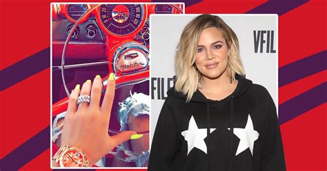Khloe Kardashian Engaged Pregnant Star Wears Engagement Ring In March