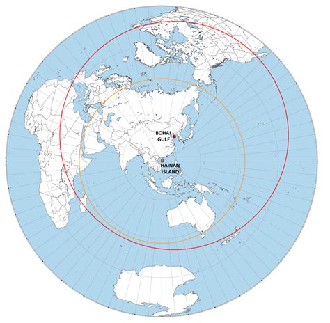 Chinese Missile Ranges Map Foreign Brief