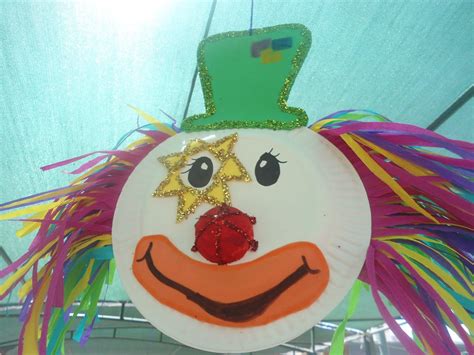 This Paper Plate Clown Was Made For Childrens Day Party At The School
