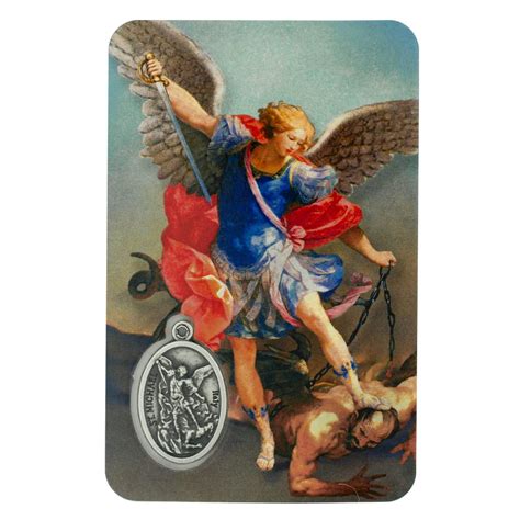 Buy Saint Michael The Archangel Holy Card Prayer Card With