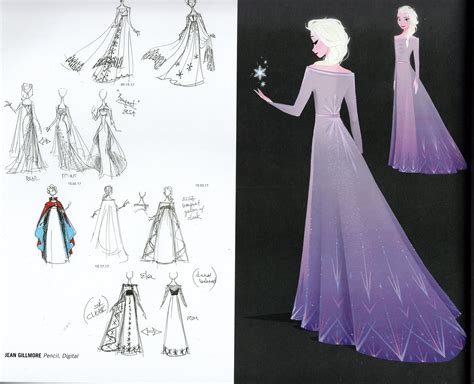Frozen Elsa S Outfits Concept Art Including Her Fifth Element White Dress YouLoveIt Com