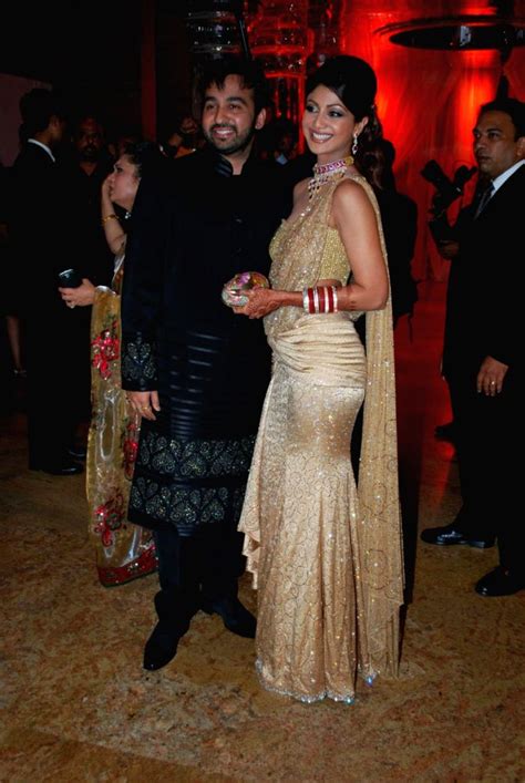 Shilpa Shetty And Raj Kundra At Their Wedding Reception