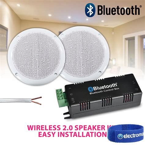 They can be installed to be very low profile, mostly hidden from sight. Bluetooth Ceiling Speakers Wireless - Bluetooth Electronics