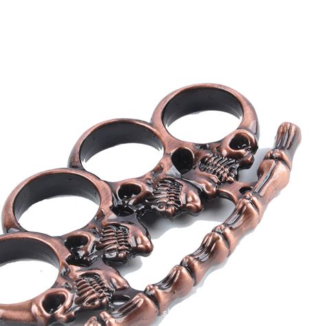 Zombies Skull Iron Fist Brass Knuckles Fighting Knuckle Duster