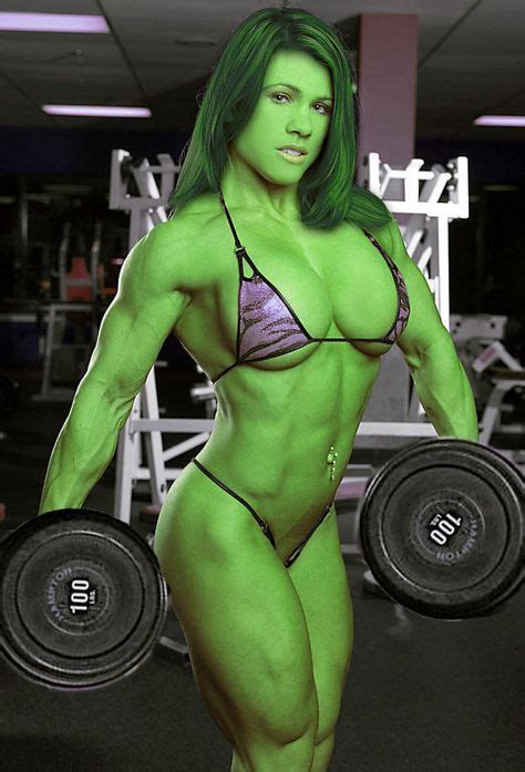 She Hulk Fantasy Art She Hulk By ~rleviner On Deviantart Body Building Women Muscle Women