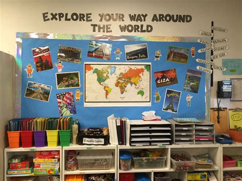 My Around The World Bulletin Board Every Two Weeks Well Learn About A