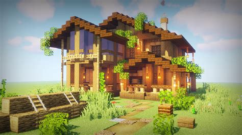 I Made A Log Cabin On Minecraft Rminecraft