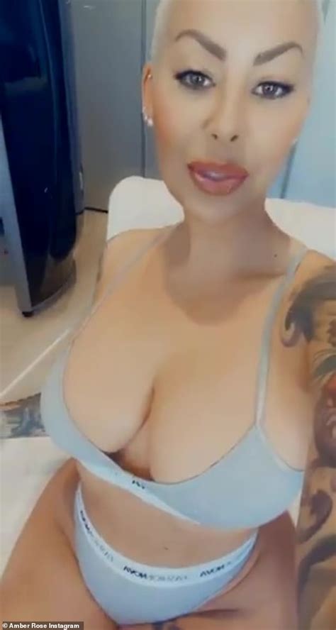 Amber Rose Shows Off Stunning Body In Revealing Underwear Clad Video WSTale Com
