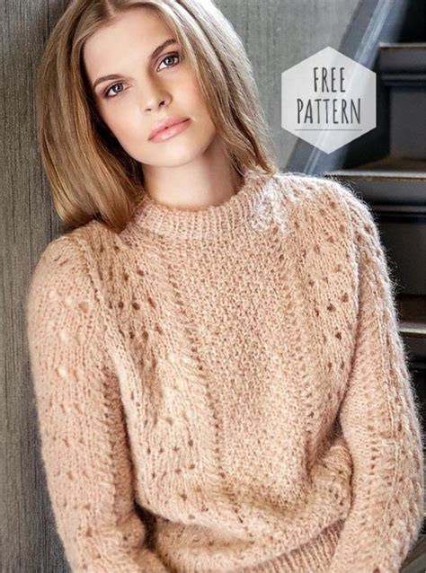 Knitting Sweater Free Pattern Узоры для свитера Модные узоры Вязание
