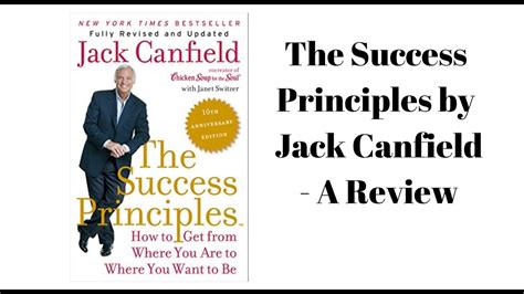 The Success Principles By Jack Canfield A Review Youtube