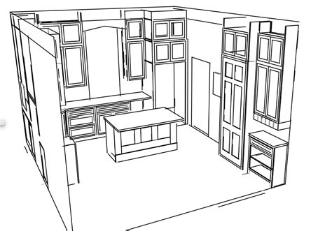 Kitchen Cabinets Drawing At Getdrawings Free Download