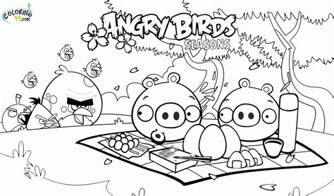 Angry Birds Colouring Pages Pdf Coloring Home