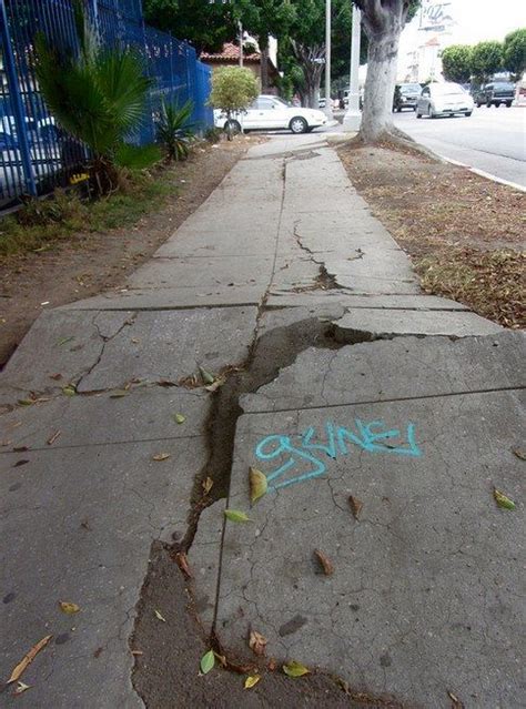 27 Things Clumsy People Simply Cannot Do Bones Funny Sidewalk Sidewalk Repair
